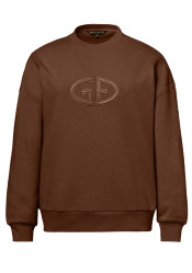 Women´s sweatshirt Goldbergh Tova Crew Neck Sweater Deep Mocha