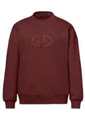 Women´s sweatshirt Goldbergh Tova Crew Neck Sweater Vino Rosso