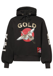 Women´s sweatshirt Goldbergh Tobu Hooded Sweater Black