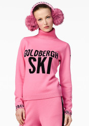 Women's sweater Goldbergh Hoi Sweater Pink Cosmos
