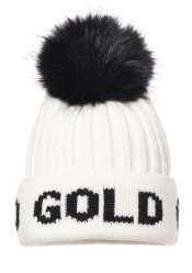 Women´s hat Goldbergh Hodd Beanie White/Black