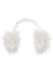 Women´s earflaps Goldbergh Fluffy Earwarmers Snow White