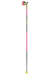 Leki HRC max, neon pink-neon yellow-carbon structure