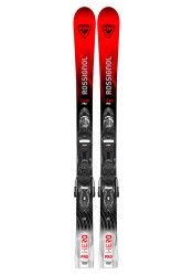 Rossignol HERO PRO MULTI-EVENT KID-X + KID 4 GW B76 BLACK / RAPBB03+FCKKK01