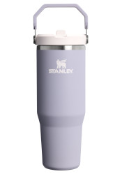 Stanley The IceFlow™ Flip Straw 2.0 Tumbler 890ml/30oz Purple Dust Thermos Bottle with Integrated Straw
