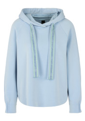 Women's sweatshirt Marc Cain BS 44.05 J08 Sweatshirt Niagara Mist 318