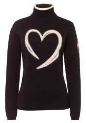 Women's turtleneck Toni Sailer HEDI Women Knit Pullover Black 100