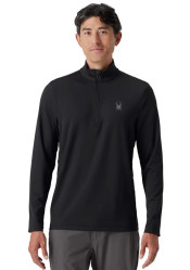 Men\'s functional sweatshirt Spyder Prospect 1/2 Zip Black