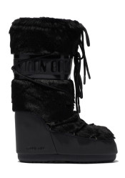 Children's shoes Moon Boot Icon Faux Fur JR N001 Black