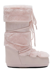 Women's boots Moon Boot Icon Faux Fur J042 Dusty Pink