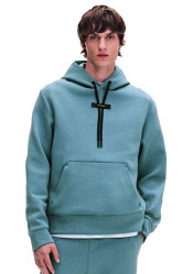 Men's On Running Focus-Tech Hoodie, M Agave