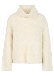 Women's sweater Marc Cain BC 41.25 M26 Sweater Off-White 110