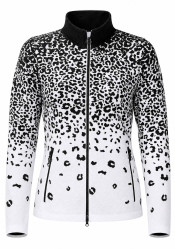 Women\'s sweatshirt Newland N4 6960/0091 Lady Full Zip Eismitte White/Black