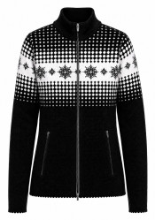 Women\'s sweatshirt Newland N4 6907/0108 Lady Full Zip Althea Black/White