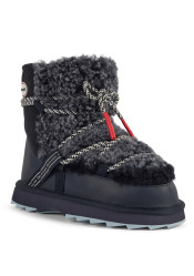 Women\'s winter boots EMU Australia Blurred Teddy WN Dark Navy