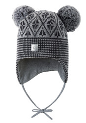 Children\'s winter hat Reima Kuuru Melange Grey