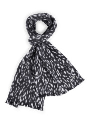 Marc Cain BS B4.22 Z36 Scarf 910 Black And White