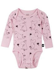 Reima Moomin Raraste Pale Rose Baby Bodysuit