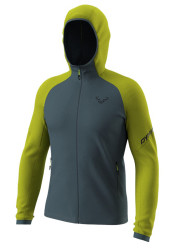 Men\'s sweatshirt Dynafit Radical PTC Hooded Jkt M Golden Lime
