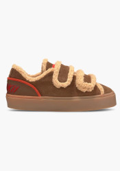 Inuikii Lila Shearling Low Velcro Brown