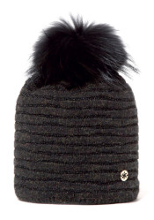 Women's cap GRANADILLA TRENDY LUREX BLACK