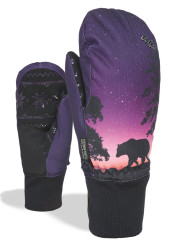 LEVEL BLISS CORAL MITT PURPLE women's gloves