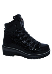 Nis 2015456/15 Scarponcino Pelle Vernice ST.Nero /Black/