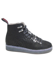 Women's shoes Nis 2119100/16 Polacchino Pelle Stamp Black