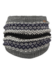 Knitted scarf Barts Gregoris Col Dark Heather