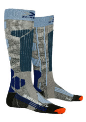 X-Socks® Ski Rider 4.0 Wmn Stone Grey Melange/Pink