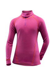 Girl's shirt DEVOLD ACTIVE KID ZIP NECK