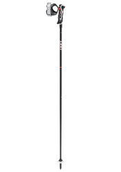 Leki Carbon 14 3D, black-fluorescent red-white