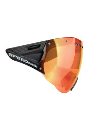 Casco SPEEDmask Carbonic Red Multilayer cycling visor