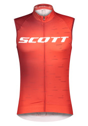 Men's cycling jersey Scott Shirt M's RC Pro w / o sl Fier Rd / Whte