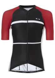 Men's bike jersey Oakley Colorblock Road Red Line