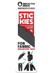 Reflective Berlin Stickies - Dark Grey