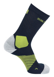 Socks SALOMON XA PRO DRESS BLUE/LIME PUNCH