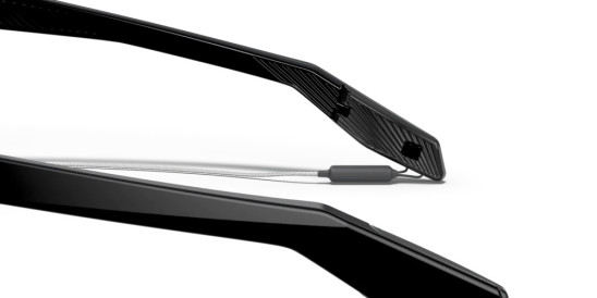 detail Oakley Clifden Sunglasses – Polished Black with Prizm™ Snow Sapphire Lenses