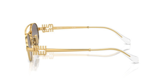 detail Miu Miu Sunglasses 0MU 54ZS 5AK30C53 Gold-Grad Blue Mirror Silver Int