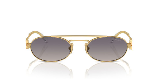 detail Miu Miu Sunglasses 0MU 54ZS 5AK30C53 Gold-Grad Blue Mirror Silver Int