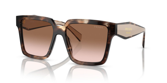 detail Prada 0PR 24ZS 07R0A656 Caramel Tortoise-Brown Gradient