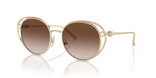 detail Jimmy Choo 0JC4003HB 30061353 Sunglasses Pale Gold–Gradient Brown