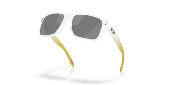 detail Oakley Sunglasses 9102-AP55 Holbrook Matte Clear w/ Prizm Black Polarized