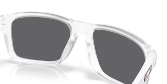 detail Oakley Sunglasses 9102-AP55 Holbrook Matte Clear w/ Prizm Black Polarized