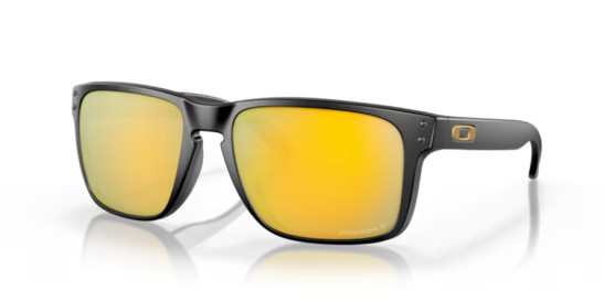 detail Oakley Holbrook XL Sunglasses 9417-2359 Matte Black w/ PRIZM 24K Polarized – English Product Description