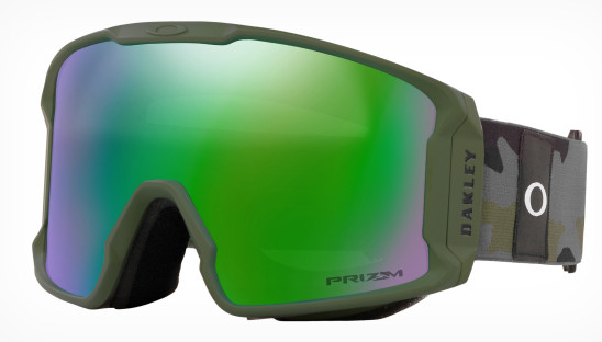detail Ski goggles Oakley 7070-58 LINE MINER XL Dark BrushGreyCamo wPrizmJadeGBL