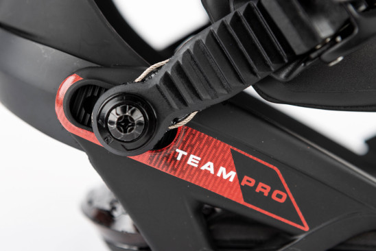 detail Nitro Team Pro Snowboard Bindings Black Red