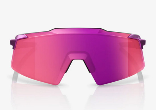 detail Sunglasses 100% AEROCRAFT Gloss Purple Chrome, Purple Multilayer