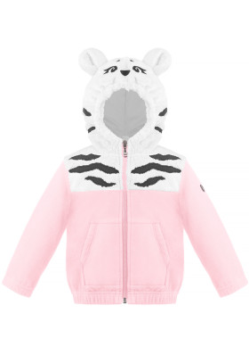 Children's girls sweatshirt Poivre Blanc W21-1606-BBGL Hybrid Fleece Hoody angel pink 7