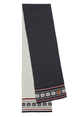 Dale Of Norway Garmisch Scarf C Navy Red Offwhite
